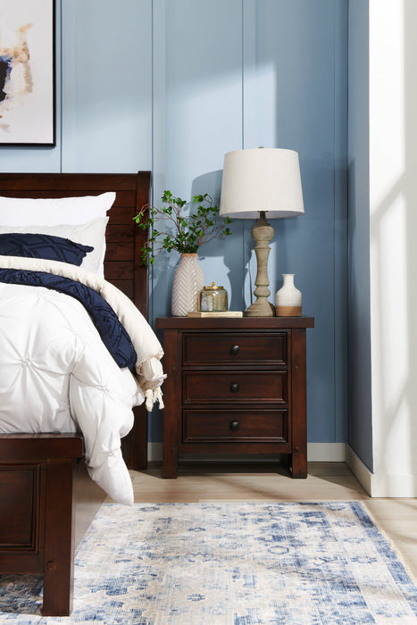 Sonoma 5pc Bedroom Set with Storage Bed, Dresser & Mirror, Mango Brown - King Size