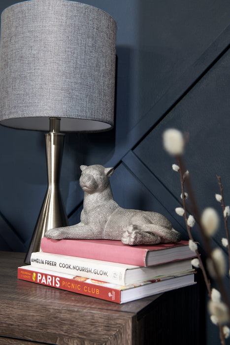 23\" Brushed Nickel Table Lamp