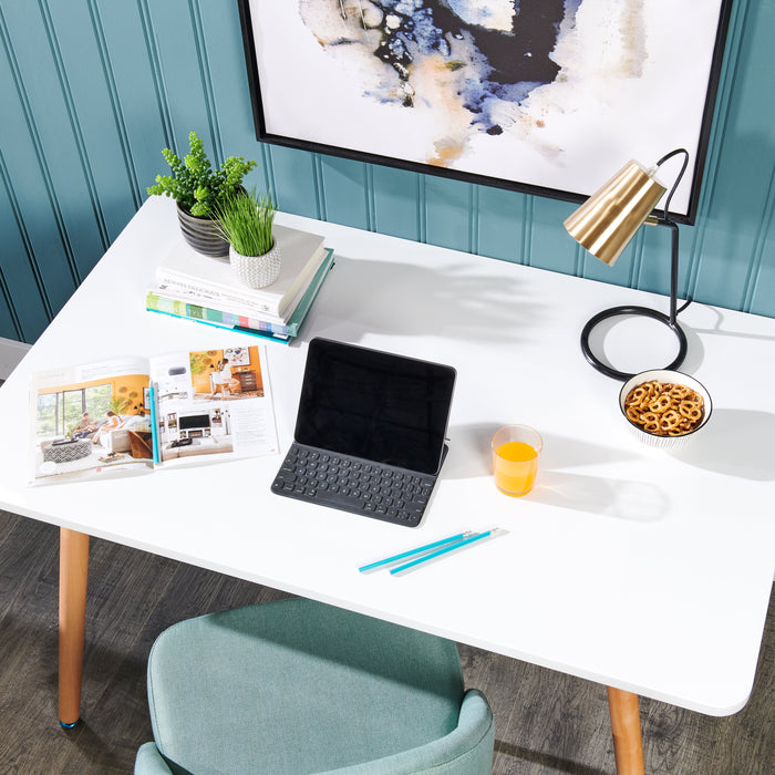 Stella 16.14\" Black and Gold Desk/Task Lamp