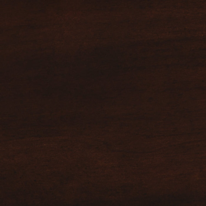 Roanoke 50\" Rustic Sofa Table with Storage and Shelf - Dark Cherry Wood and Slate Inlay