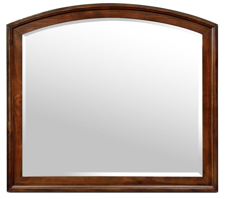 Chelsea Bedroom Dresser Mirror - Cherry Brown