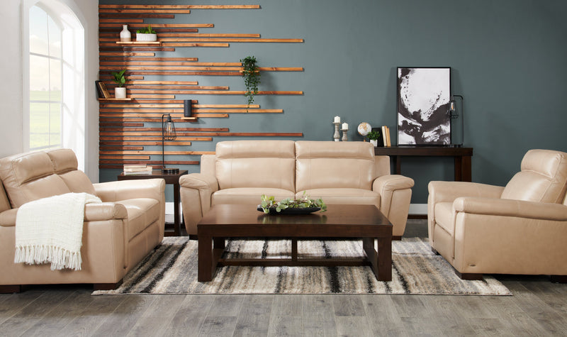 Watson 56\" Contemporary Coffee Table - Dark Brown Wood