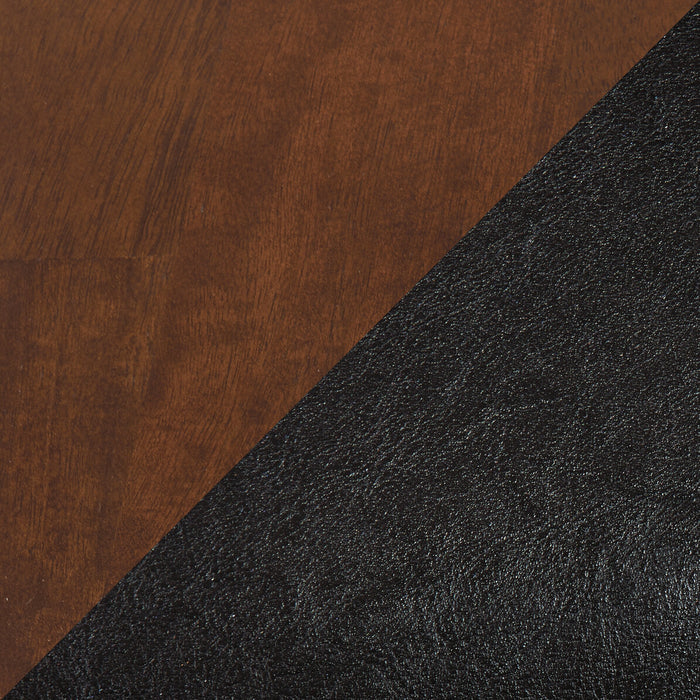 Talia 7pc Dining Set with Table & 6 Chairs, 60-78\"W Extension - Brown