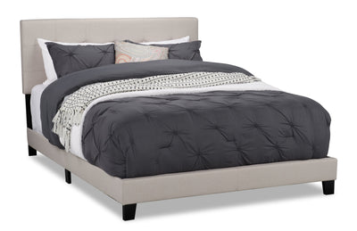 Tara Queen Bed - Beige
