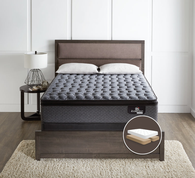 Serta® iCollection® Senna Firm Euro-Top Split Queen Mattress Set