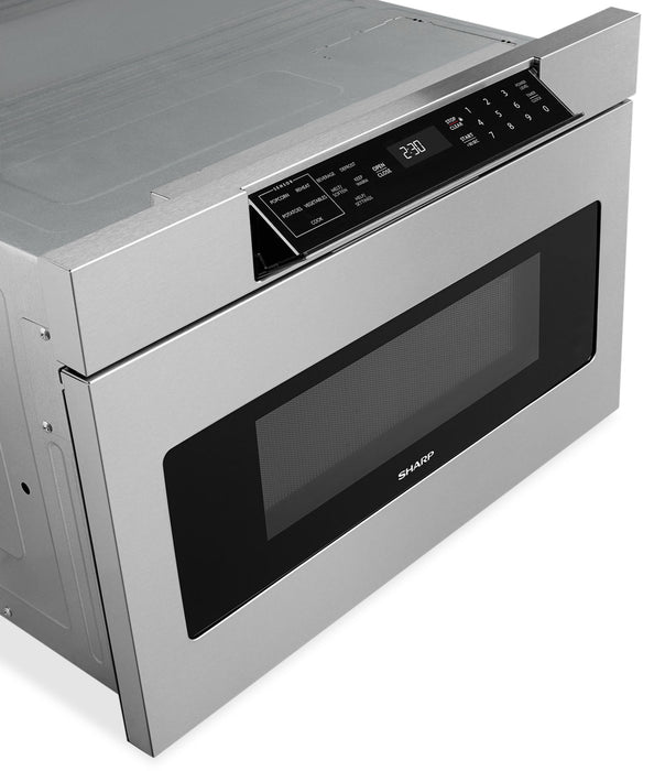 Sharp 24\" 1.2 Cu. Ft. 950-Watt Microwave Drawer® Oven – SMD2477ASC