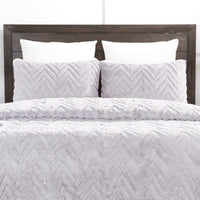Tilda 3-Piece Full/Queen Comforter Set - Grey 