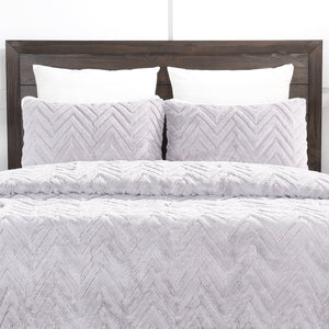 Tilda 3-Piece Full/Queen Comforter Set - Grey