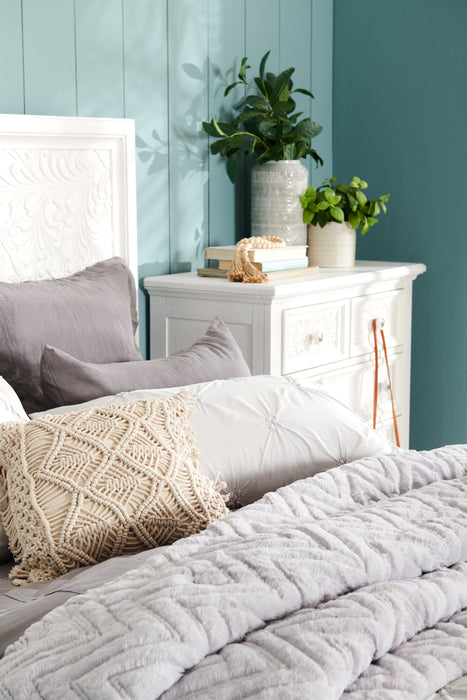 Tilda 3-Piece Full/Queen Comforter Set - Grey