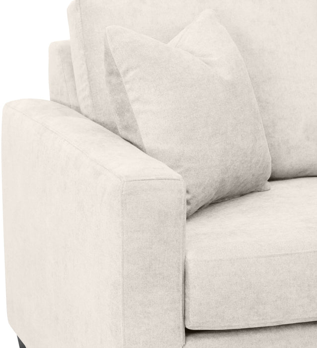 Becca Chenille Loveseat – Silver