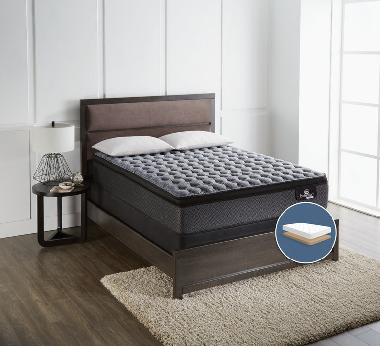 Serta® iCollection® Senna Firm Euro-Top Low-Profile King Mattress Set