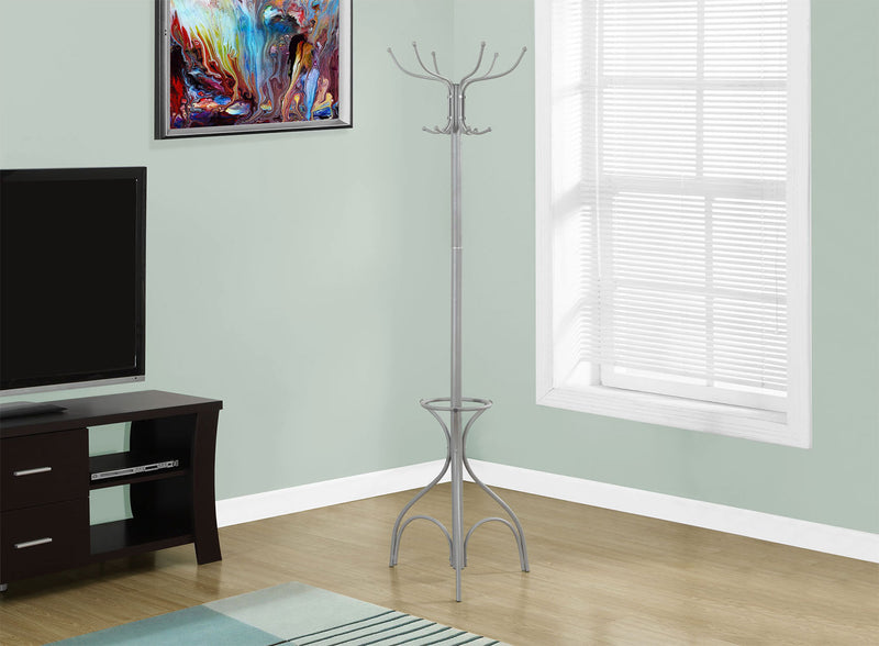 Lumai 18\" Coat Rack - Silver
