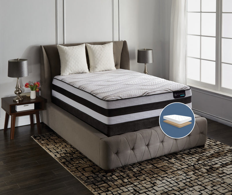 Serta iComfort® Hybrid Valentine Firm Low-Profile King Mattress Set