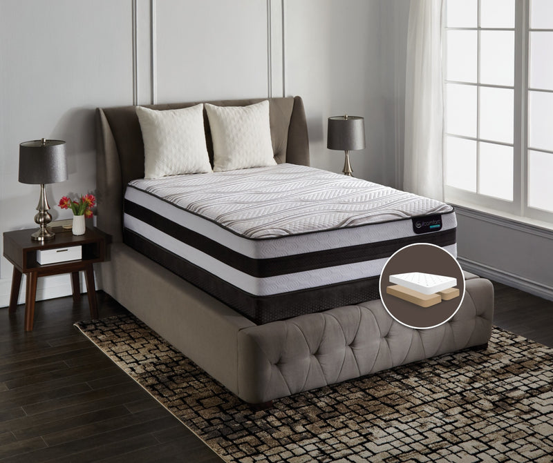 Serta iComfort® Hybrid Valentine Firm Split Queen Mattress Set