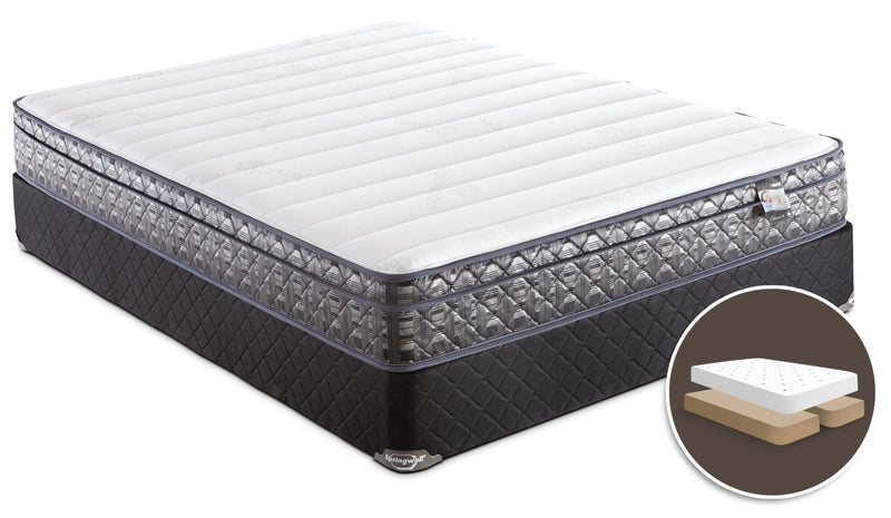 Springwall Endeavour 4 Euro-Top Firm Split Queen Mattress Set