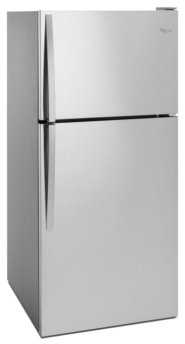 Whirlpool 30\" 18.3 Cu. Ft. Top-Mount Refrigerator - Monochromatic Stainless Steel - WRT148FZDM