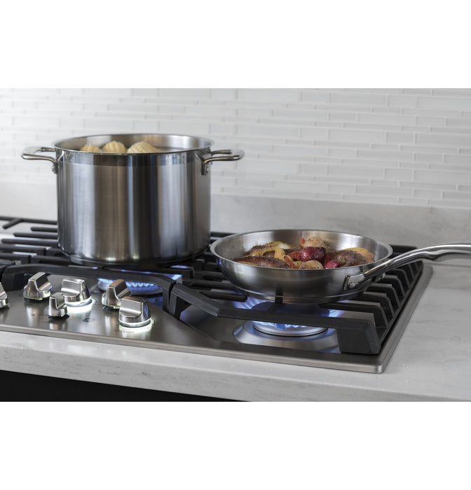 Profile 30\" 5-Element Gas Cooktop - Stainless - PGP9030SLSS