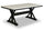 ["Verona Dining Table with Culture Marbled Top, Trestle Base, 70##PACKAGEDETAILSquot;W - White"]