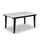 ["Verona Dining Table with Culture Marbled Top, 60##PACKAGEDETAILSquot;W - White"]