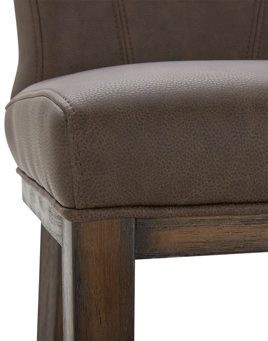 Quinn Bar Stool, Set of 2 – Brown