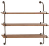 Metal Wall Shelf – 38\" x 38\"