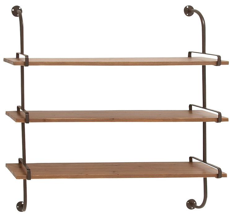 Metal Wall Shelf – 38\" x 38\"