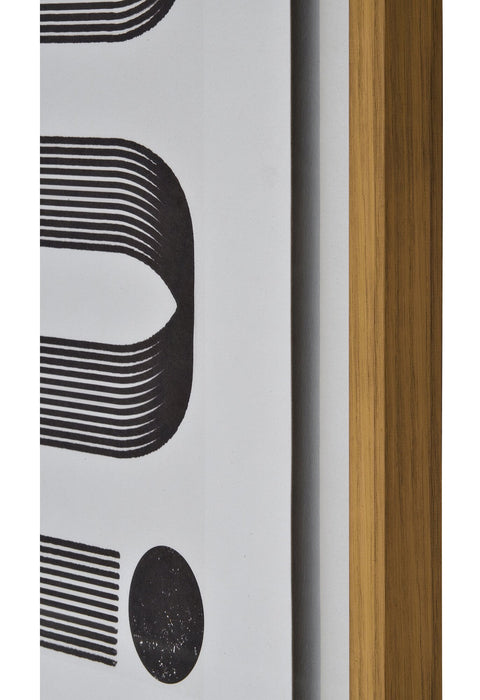 Framed Serpentine Print I - 24” x 36”