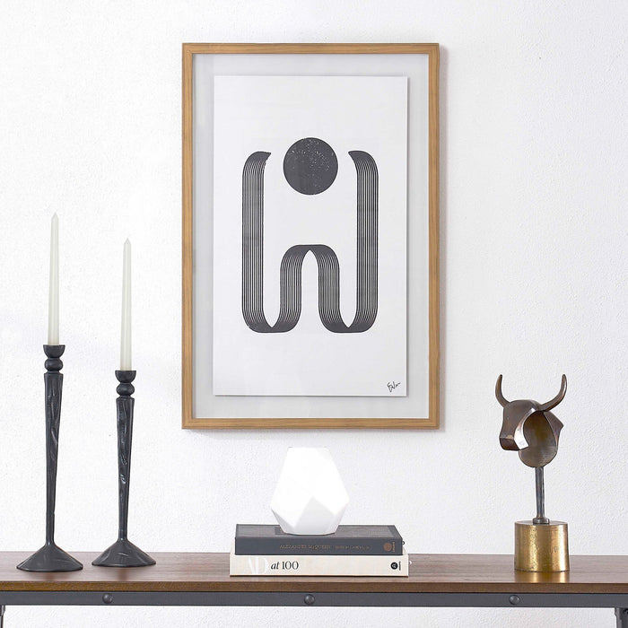 Framed Serpentine Print II - 24” x 36”