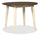 ["Woodanville Drop-Leaf Dining Table, 40.5##PACKAGEDETAILSquot;W Round - Two Tone White & Brown"]