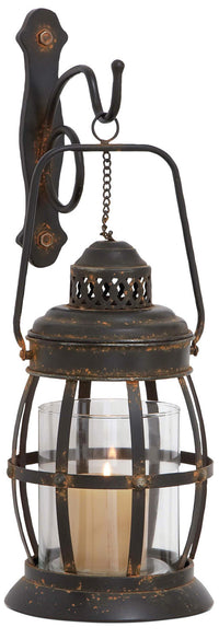 Metal Glass Wall Sconce – 7