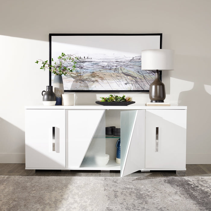 Acrylic Walk By Lake - 32\" x 62\"