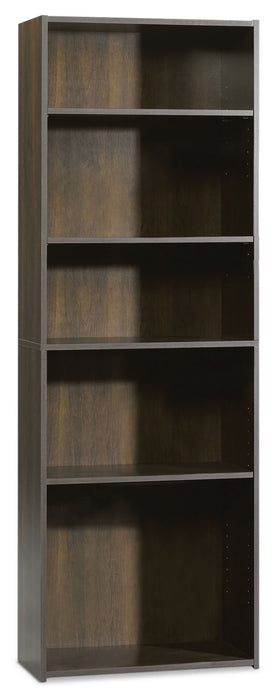 Boston 24.75\" 5-Shelf Bookcase - Cinnamon Cherry