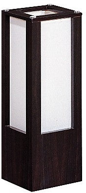 Luminary 19.13\" Coffee Bean with White Vellum Paper Table Lamp