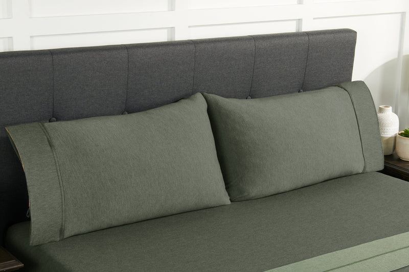 BEDGEAR Hyper-Wool™ Performance 5-Piece King Split Sheet Set - Forest Green