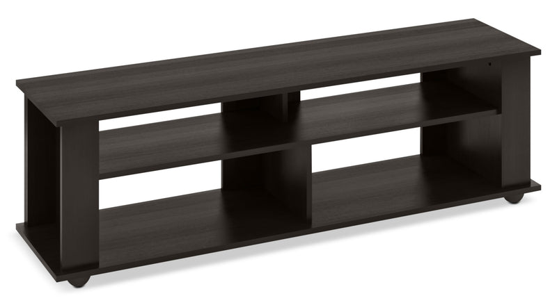 Bakersfield 58\" Modern TV Stand with Storage and Cable Management for TVs up to 65\"- Black
