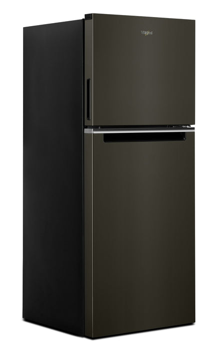 Whirlpool 24\" 11.6 Cu. Ft. Top-Mount Refrigerator - Black Stainless Finish - WRT312CZJV