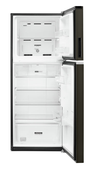 Whirlpool 24\" 11.6 Cu. Ft. Top-Mount Refrigerator - Black Stainless Finish - WRT312CZJV