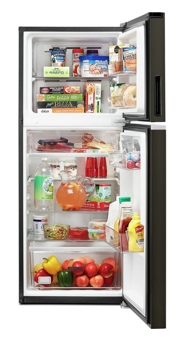 Whirlpool 24\" 11.6 Cu. Ft. Top-Mount Refrigerator - Black Stainless Finish - WRT312CZJV