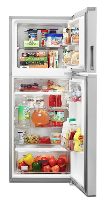 Whirlpool 24\" 11.6 Cu. Ft. Top-Mount Refrigerator - Fingerprint-Resistant Stainless Finish - WRT312CZJZ