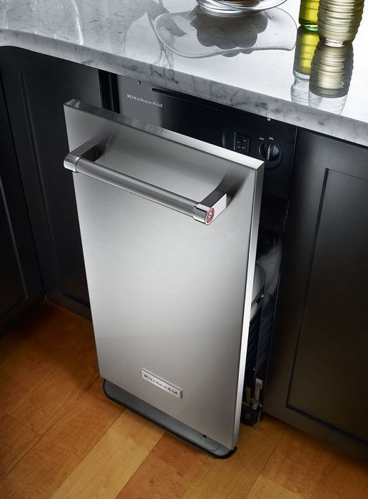 KitchenAid 1.4 Cu. Ft. Built-In Trash Compactor - Stainless Steel