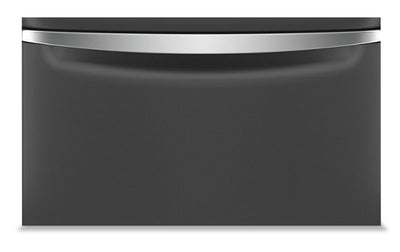 Maytag 15.5" H Laundry Pedestal w/Storage Drawer - Volcano Black 