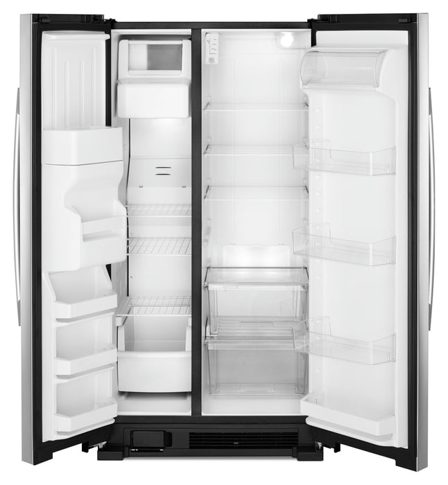 Amana 33\" 21 Cu. Ft. Side-by-Side Refrigerator - Stainless Steel - ASI2175GRS