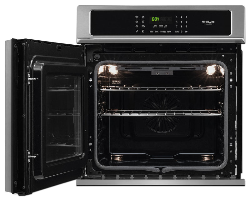 Frigidaire Gallery 27\" 3.8 Cu. Ft. Electric Single Wall Oven with True Convection - Smudge-Proof® Stainless Steel\t - FGEW276SPF
