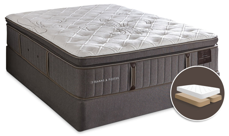 Stearns & Foster Eastminster Pillow-Top Split Queen Mattress Set