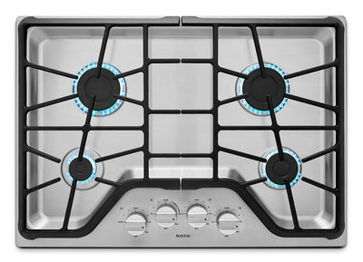 Maytag 30" 4-Burner Gas Cooktop – Stainless Steel - Gas Cooktop in Stainless Steel