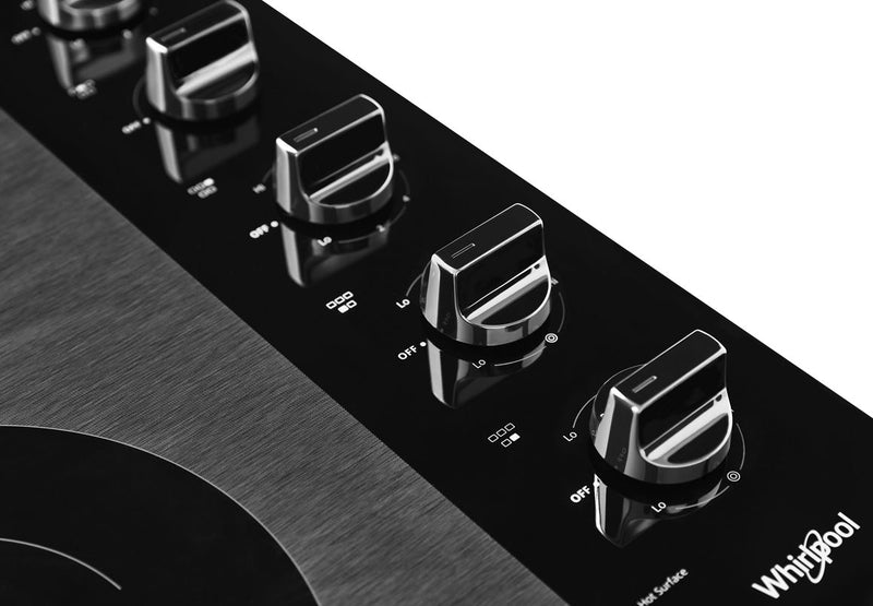 Whirlpool 30\" 5-Element Electric Cooktop - Black - WCE77US0HB
