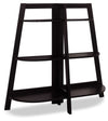 Aline 51\" Bookcase with 3 Open Shelves - Cappuccino