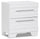 ["Olivia Bedside 2-Drawer Nightstand, 23.5##PACKAGEDETAILSquot;W x 25.2##PACKAGEDETAILSquot;H, Made in Canada - White"]