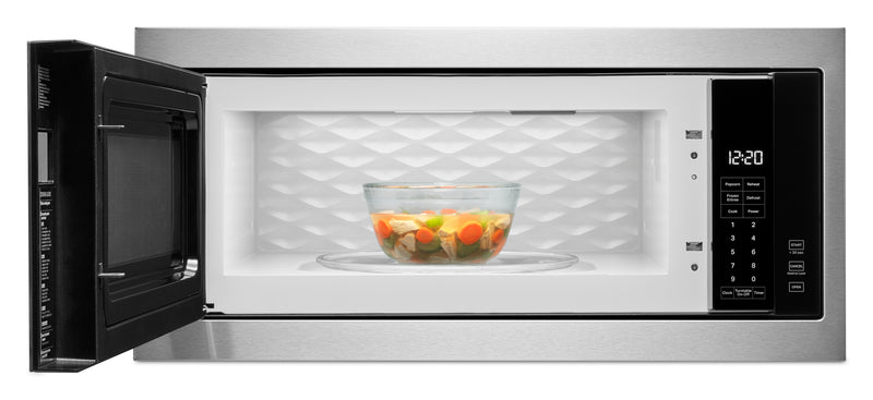 Whirlpool 1.1 Cu. Ft. Built-In Microwave with 900 Watts Cooking - Stainless Steel - YWMT50011KS