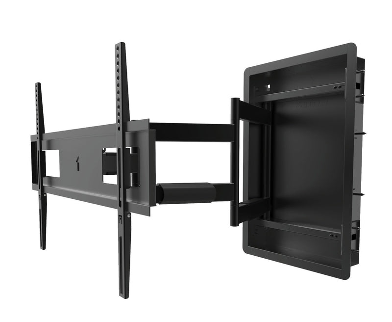 Kanto R500 Full Motion Recessed Wall Mount for TVs 46\" to 80\"